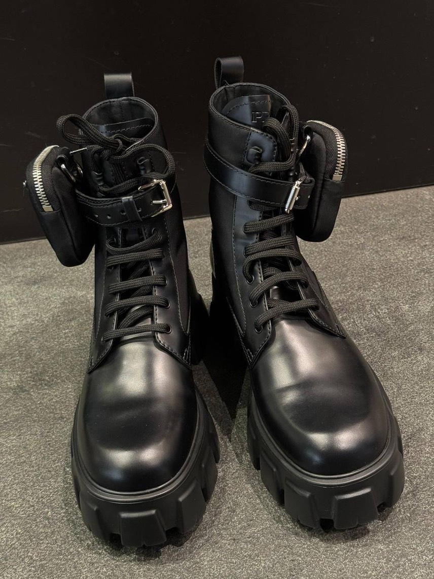 PRADA Boots side view - Women's luxury Shoes