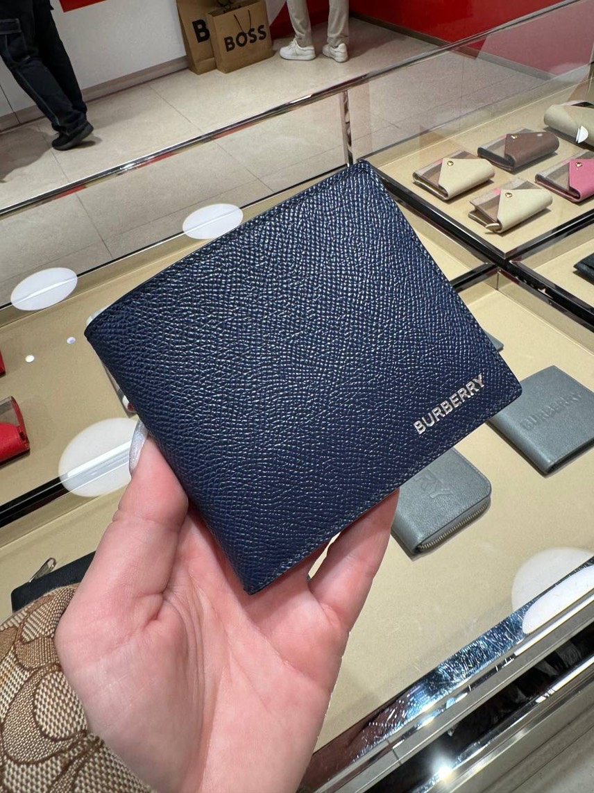 BURBERRY Wallets and small leather goods front view - Men's luxury Accessories