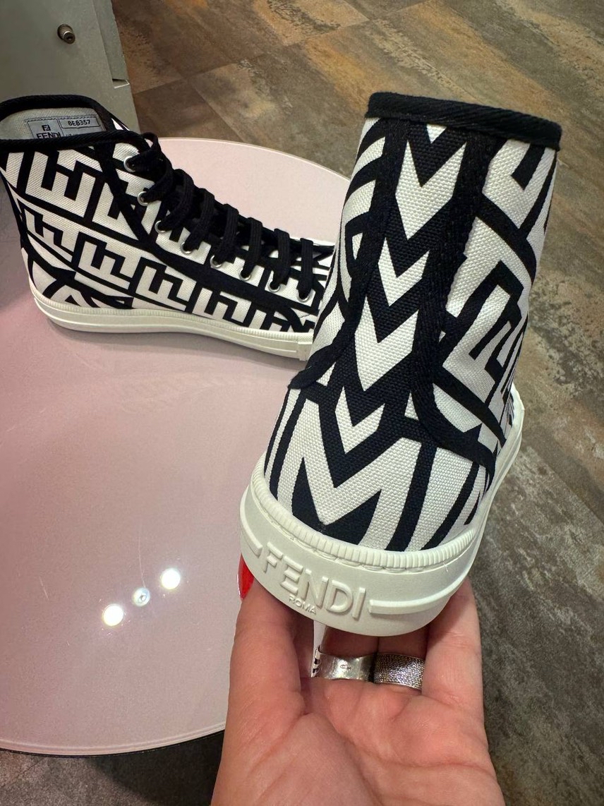 FENDI Sneakers side view - Women's luxury Shoes
