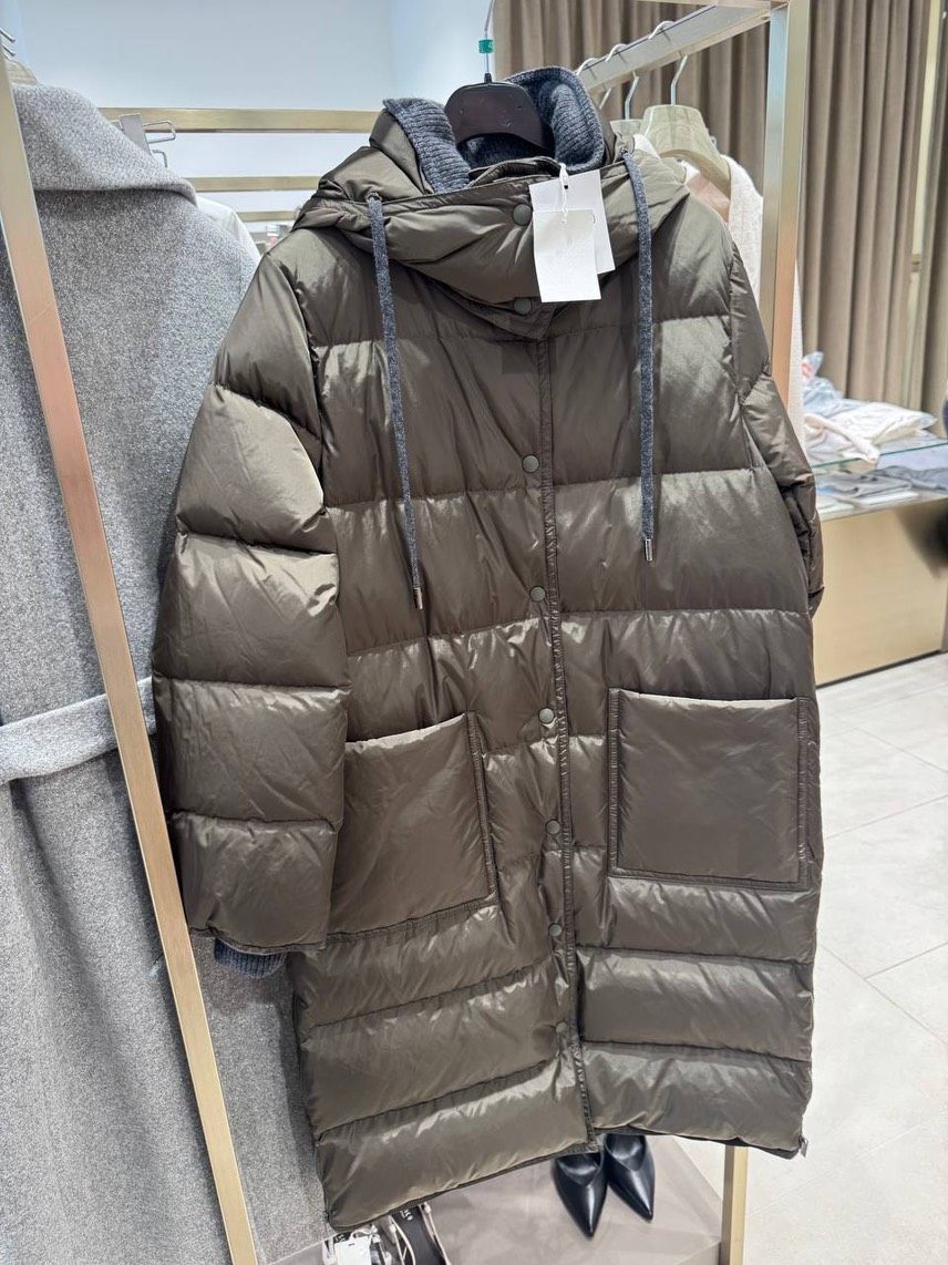 PESERICO Down jacket front view - Women's luxury Clothes