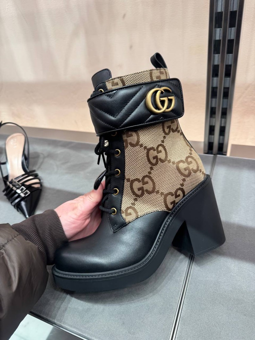 GUCCI Boots front view - Women's luxury Shoes