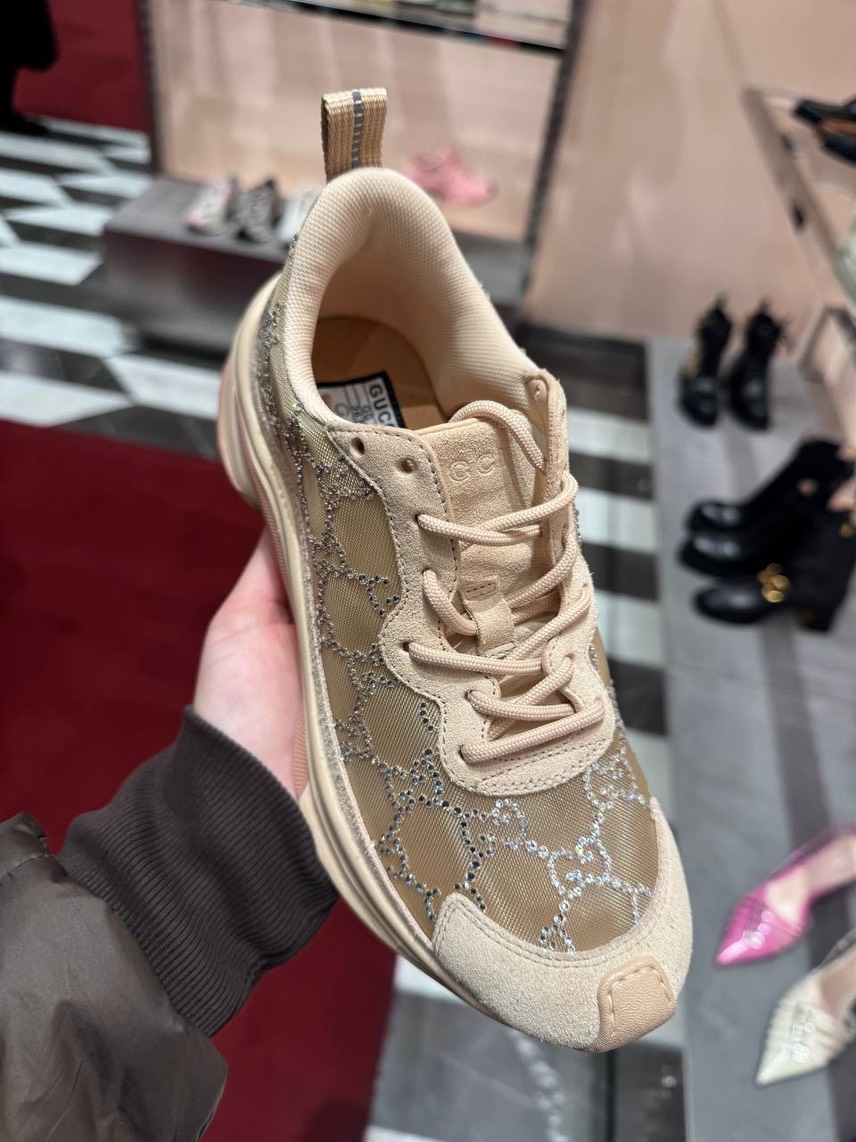 GUCCI Sneakers side view - Women's luxury Shoes