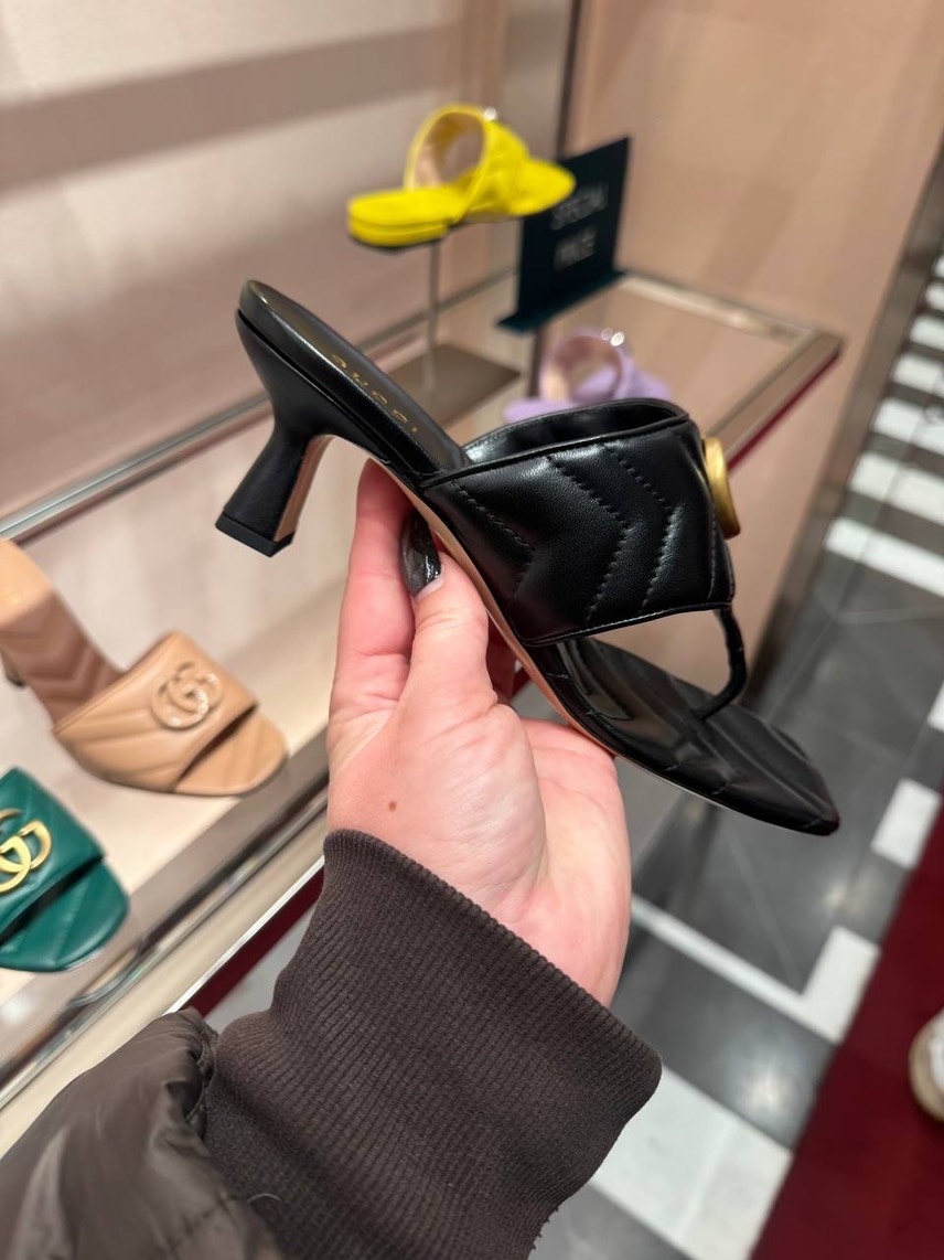 GUCCI Sandals side view - Women's luxury Shoes