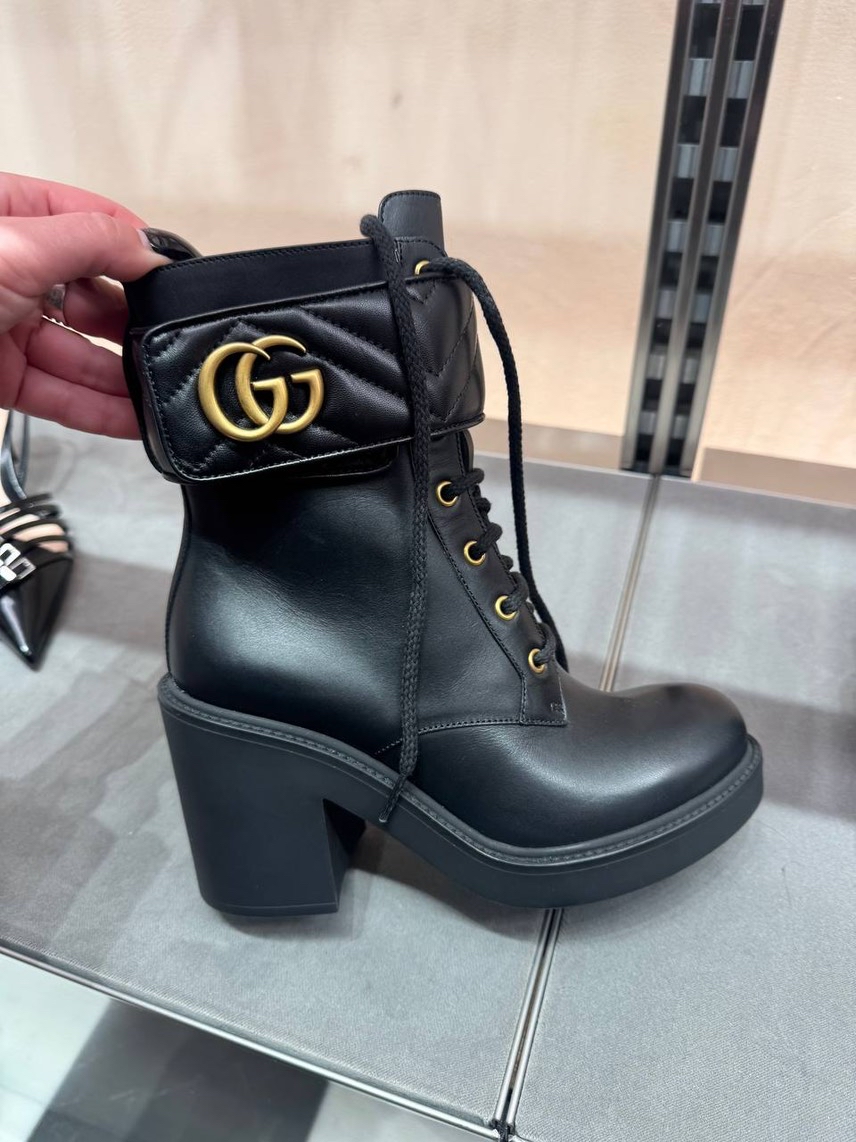 GUCCI Boots side view - Women's luxury Shoes