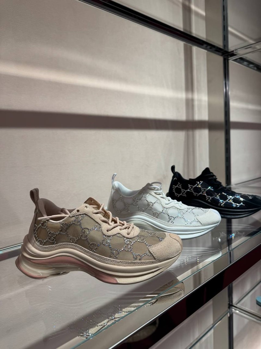 GUCCI Sneakers side view - Women's luxury Shoes