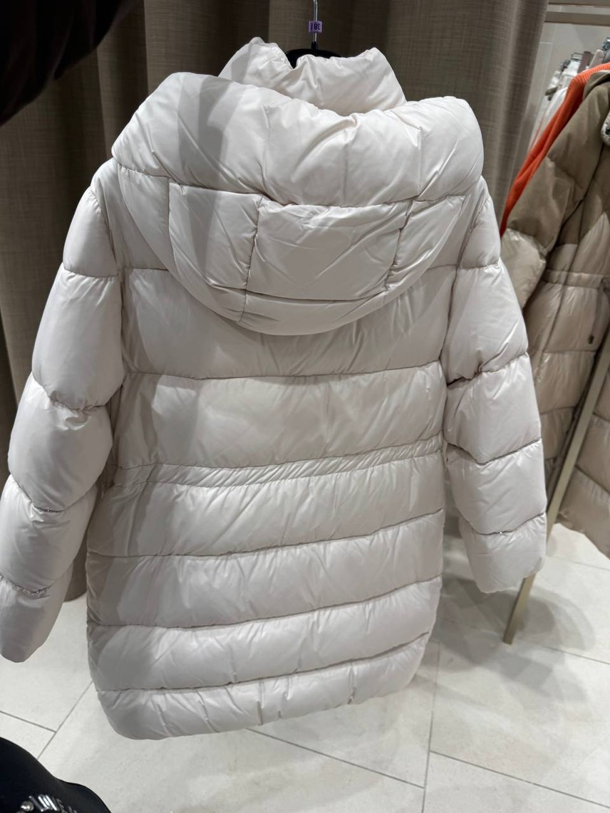 PESERICO Down jacket side view - Women's luxury Clothes