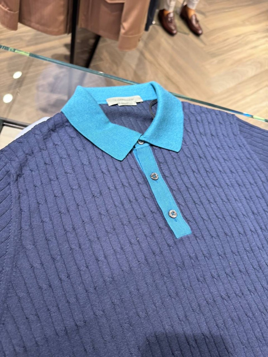 CORNELIANI T-shirt and Polo side view - Men's luxury Clothes