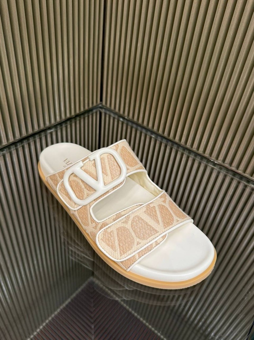 VALENTINO GARAVANI Slides front view - Women's luxury Shoes