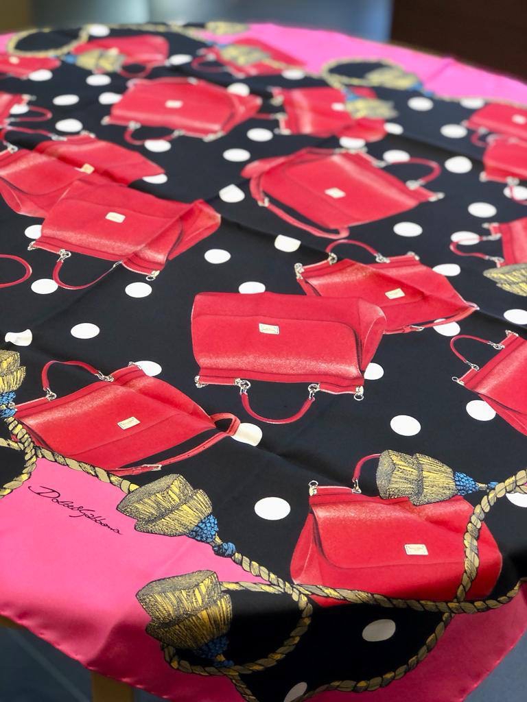 DOLCE & GABBANA Scarves side view - Women's luxury Accessories