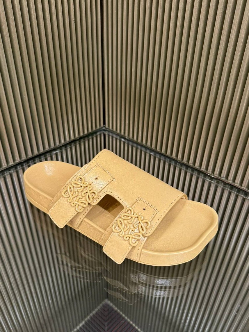 LOEWE Slides front view - Women's luxury Shoes