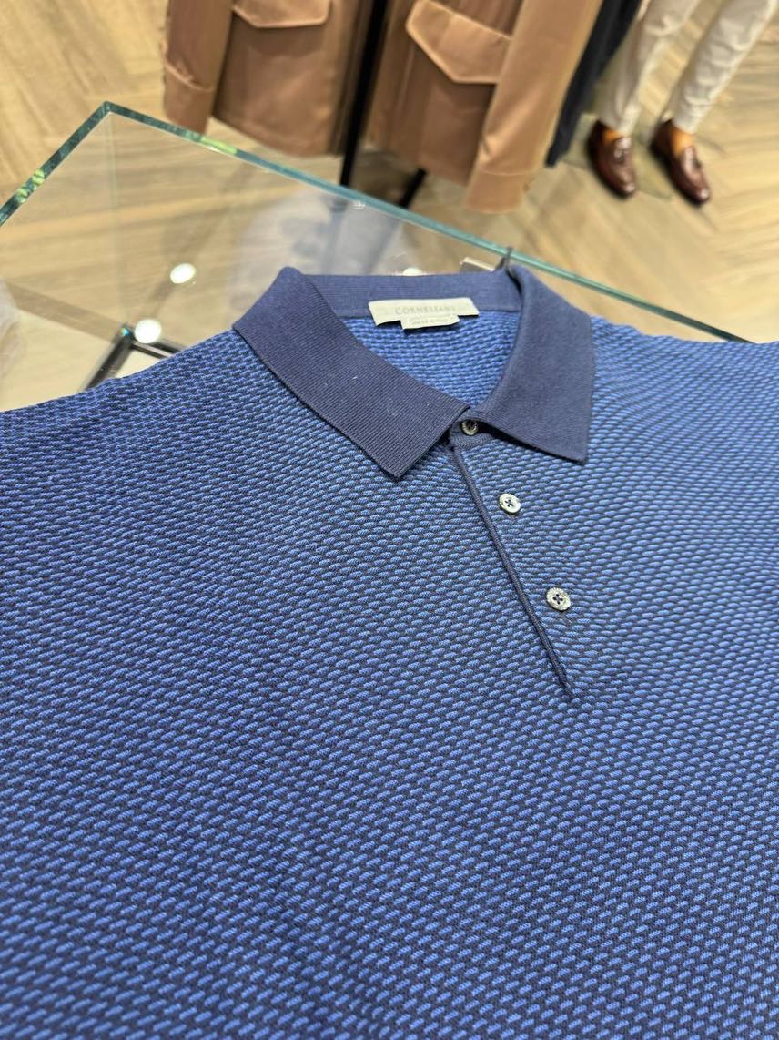 CORNELIANI T-shirt and Polo side view - Men's luxury Clothes