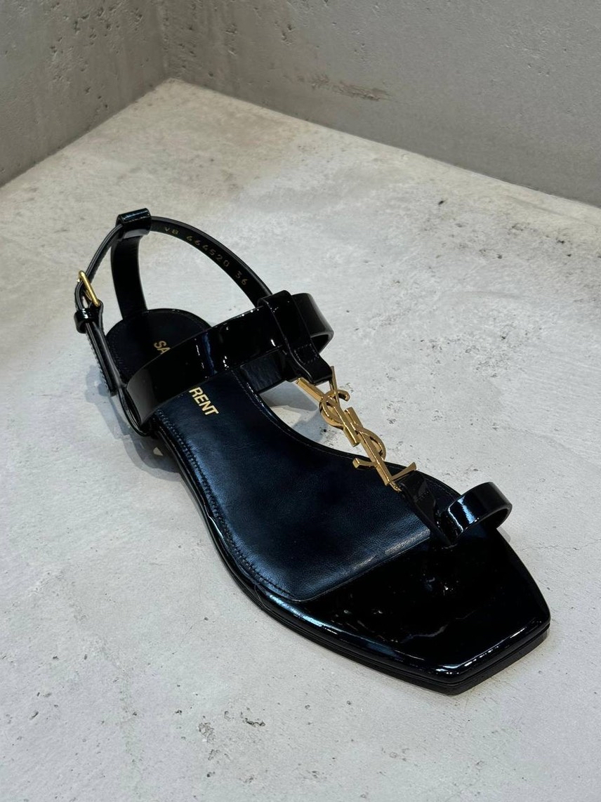 YVES SAINT LAURENT Slides front view - Women's luxury Shoes