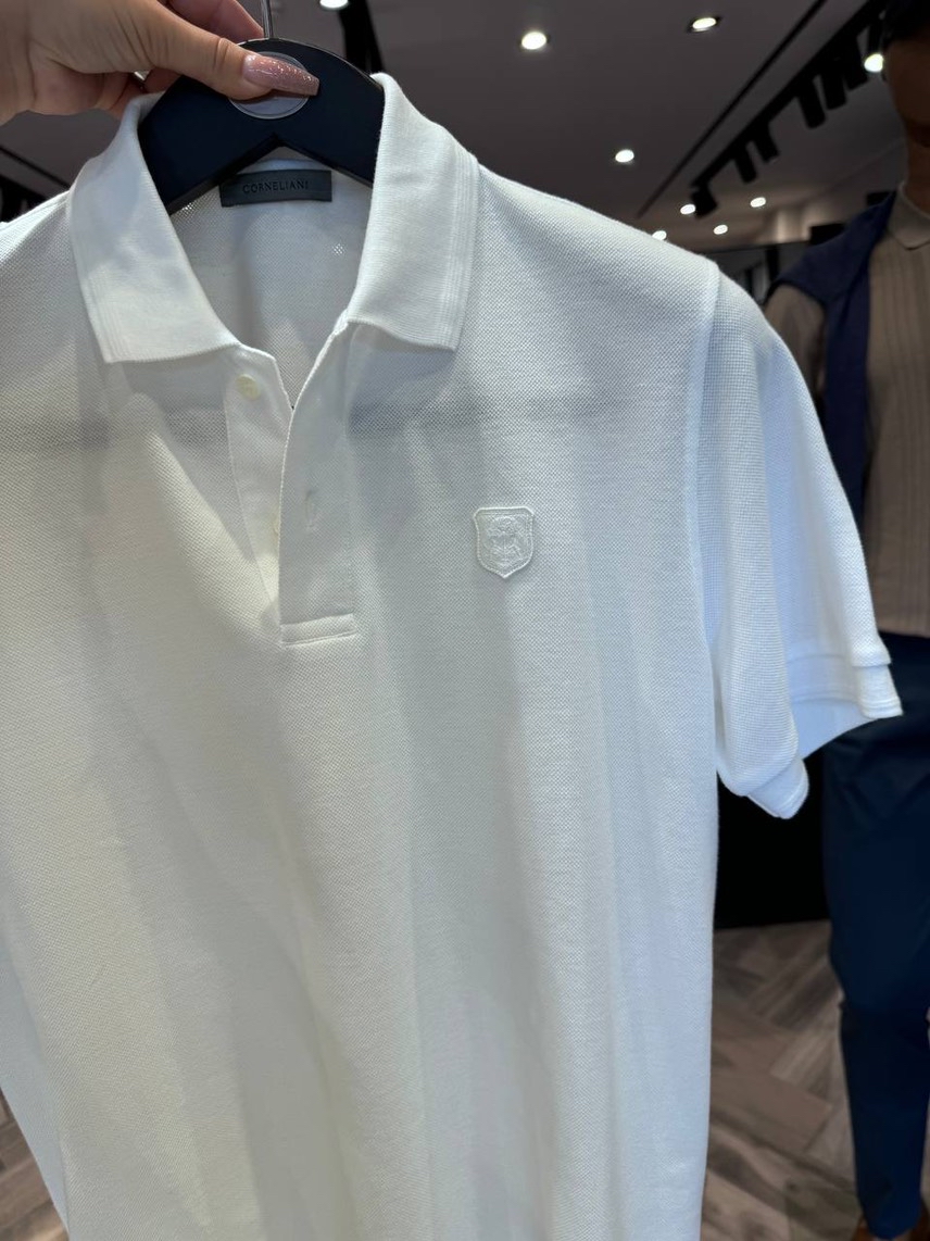 CORNELIANI T-shirt and Polo side view - Men's luxury Clothes