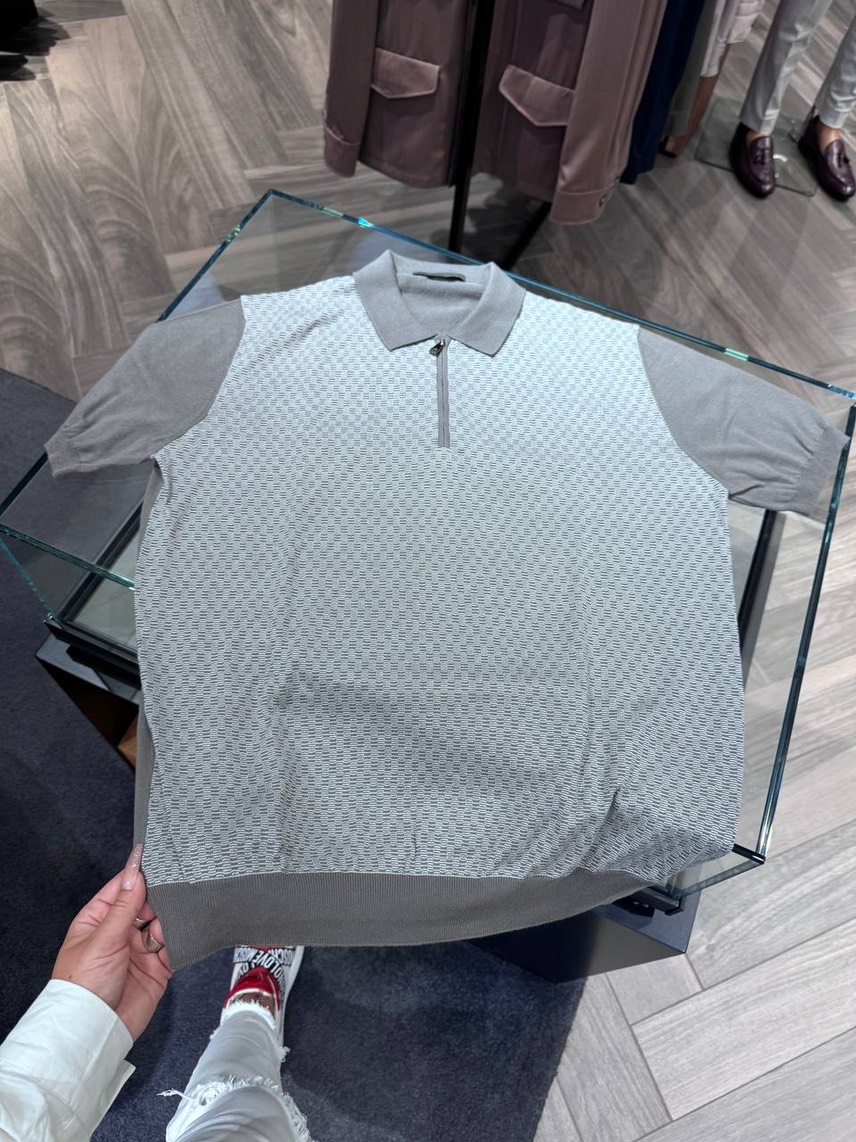 CORNELIANI T-shirt and Polo front view - Men's luxury Clothes