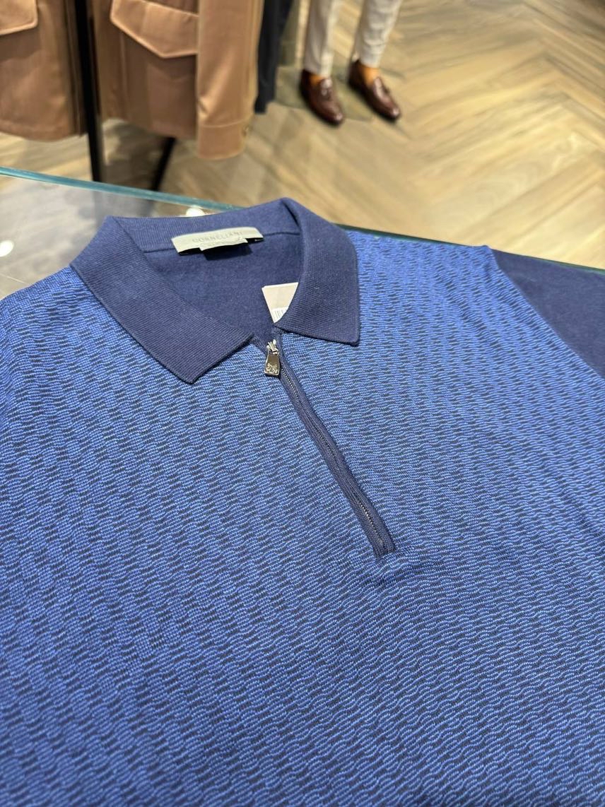 CORNELIANI T-shirt and Polo side view - Men's luxury Clothes