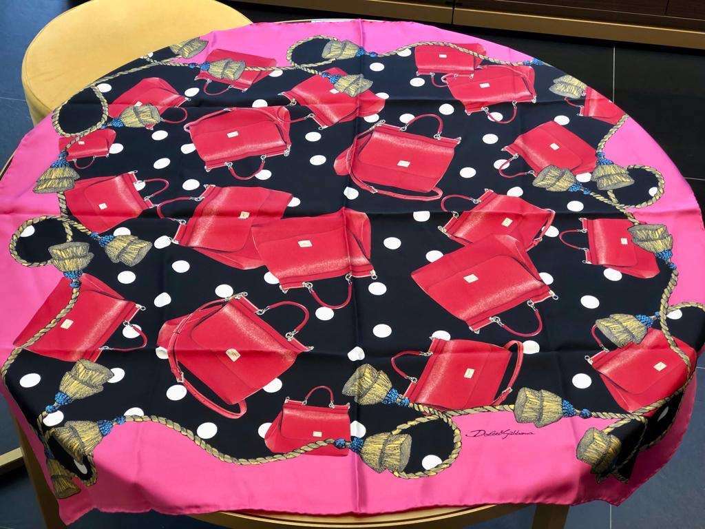DOLCE & GABBANA Scarves side view - Women's luxury Accessories