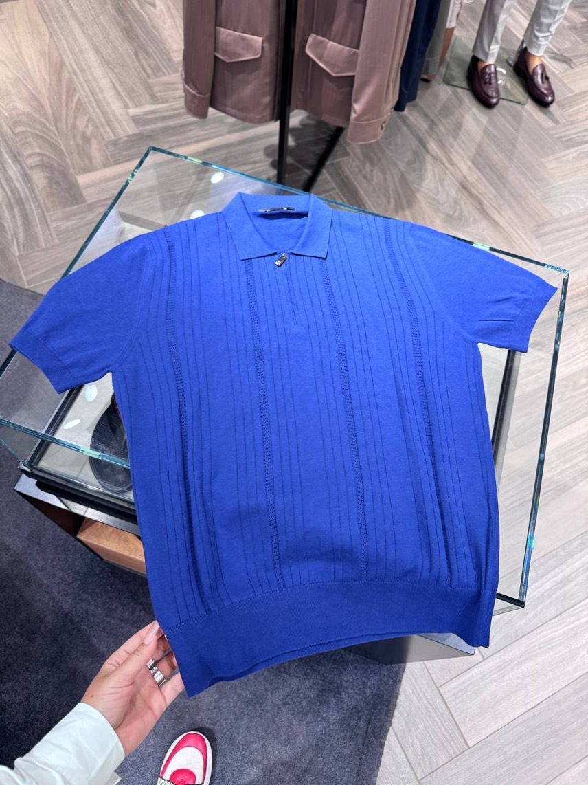 CORNELIANI T-shirt and Polo front view - Men's luxury Clothes
