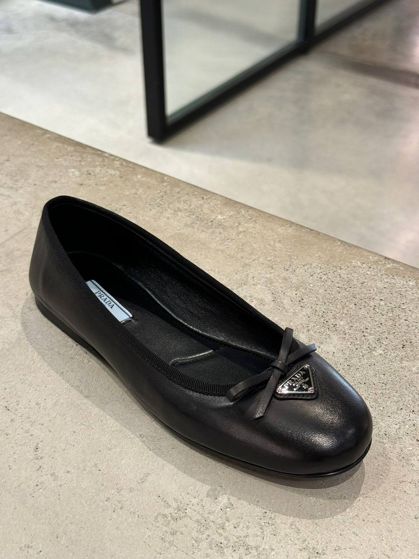 PRADA Ballerinas front view - Women's luxury Shoes