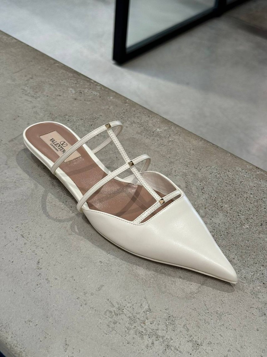 VALENTINO GARAVANI Slides front view - Women's luxury Shoes