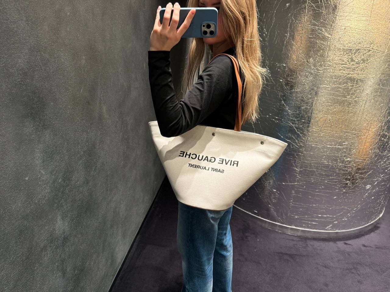 YVES SAINT LAURENT Totes side view - Women's luxury Bags