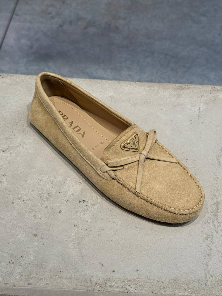 PRADA Moccasins front view - Women's luxury Shoes