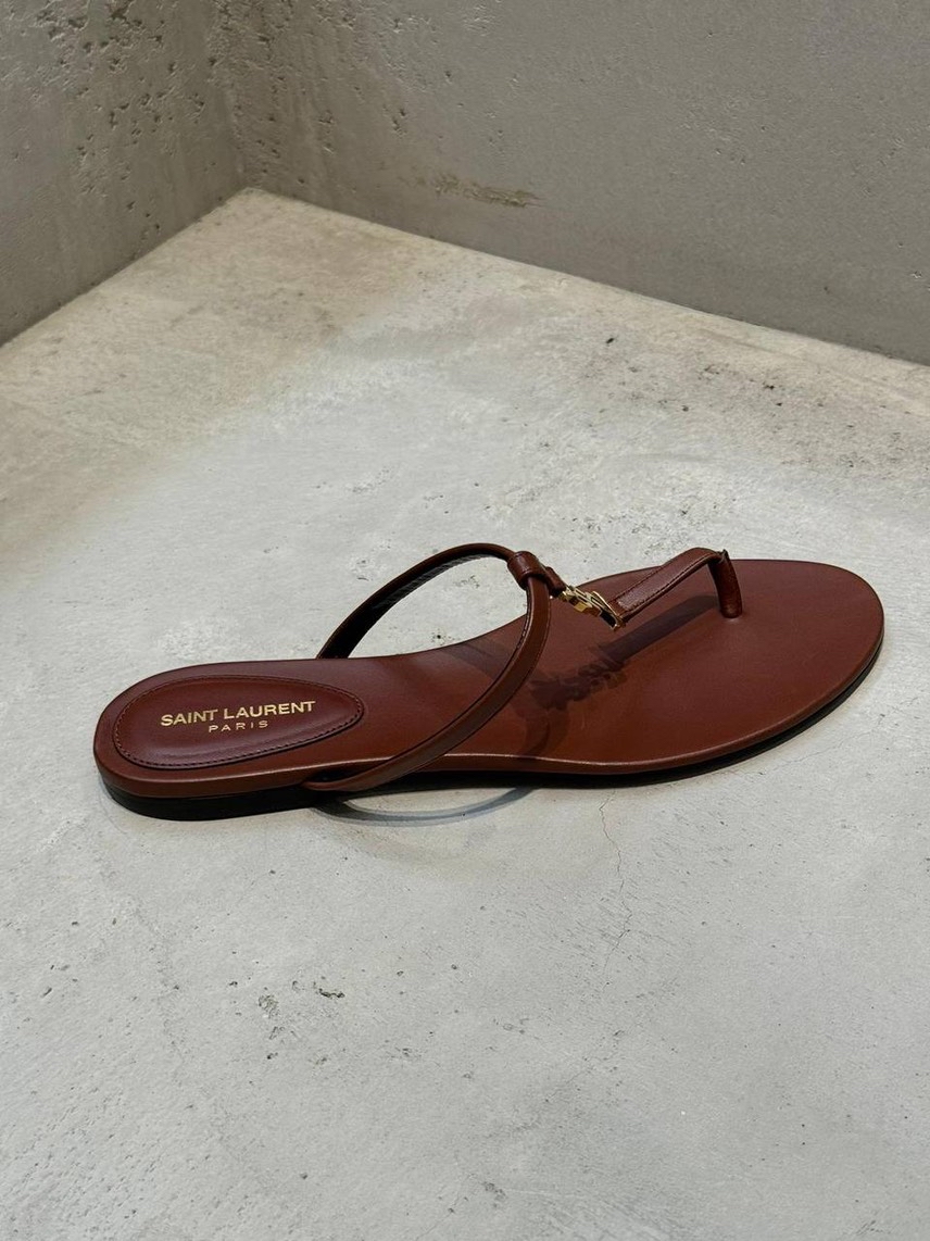 YVES SAINT LAURENT Slides front view - Women's luxury Shoes