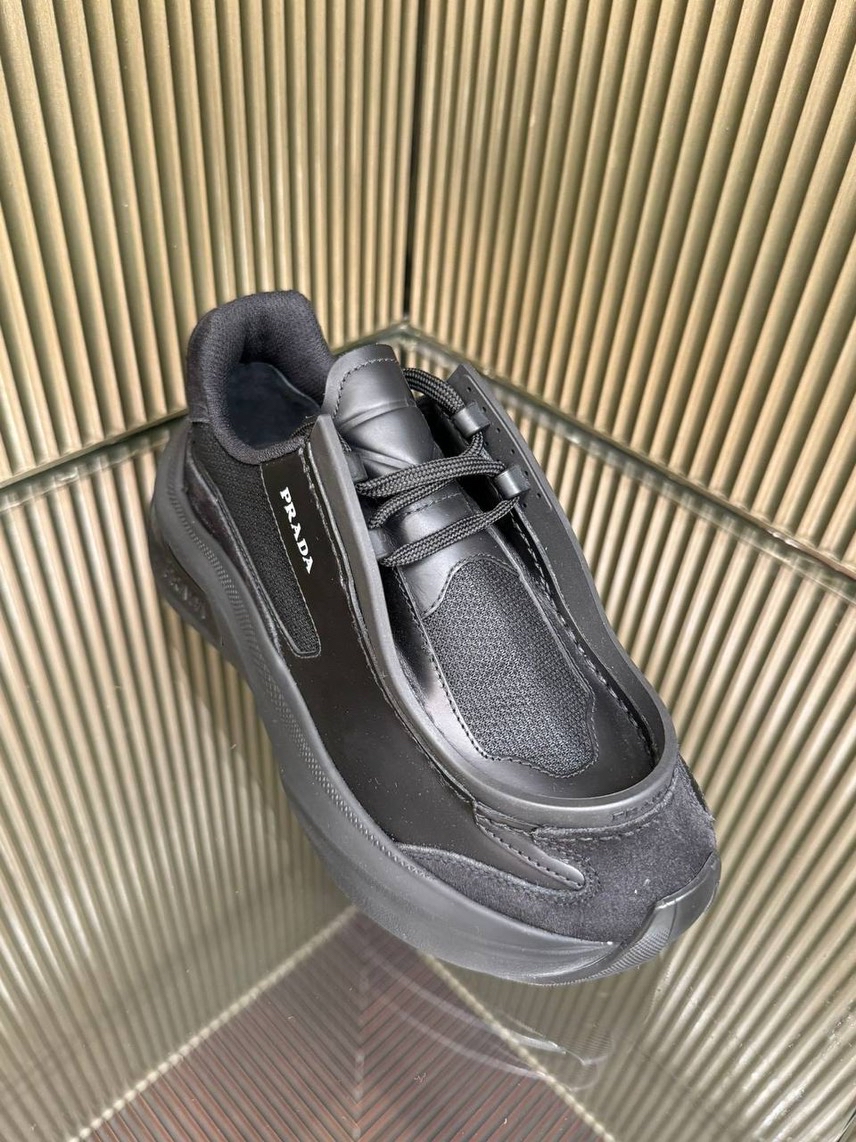 PRADA Sneakers side view - Women's luxury Shoes