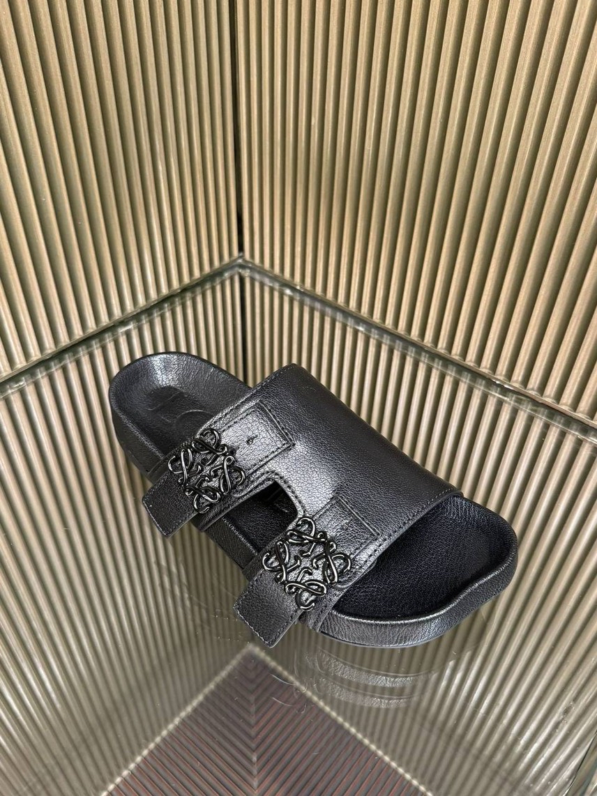 LOEWE Slides front view - Women's luxury Shoes