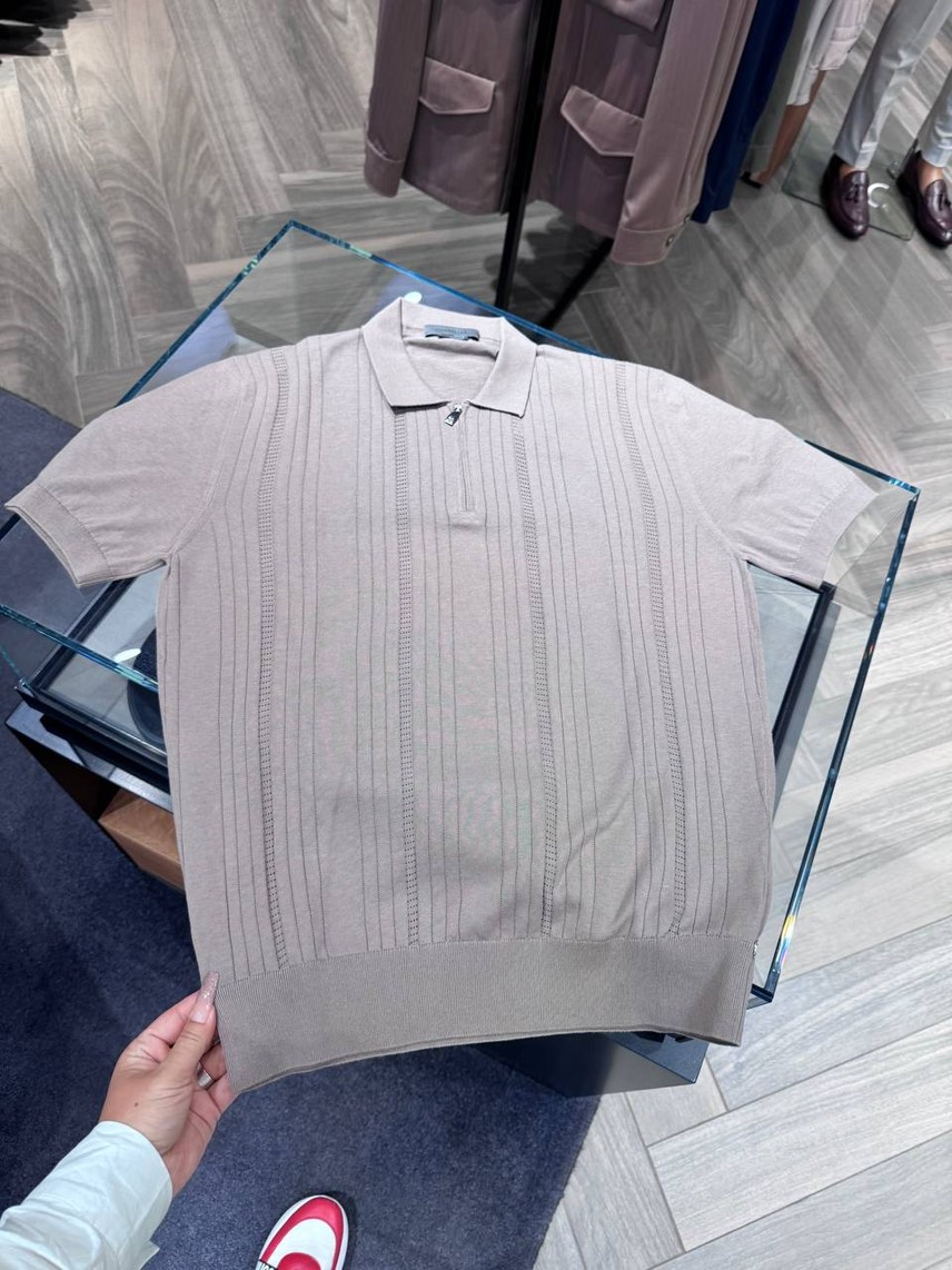 CORNELIANI T-shirt and Polo front view - Men's luxury Clothes