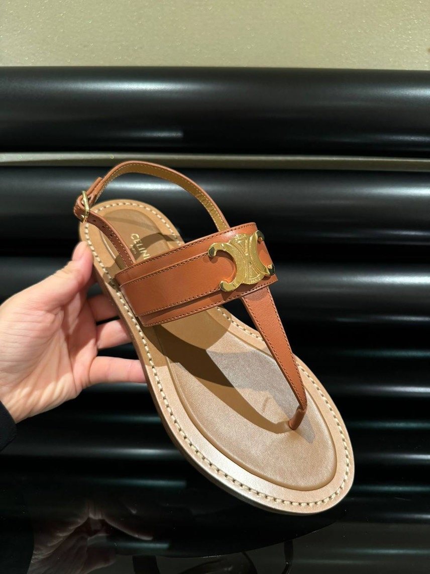 CELINE Sandals side view - Women's luxury Shoes