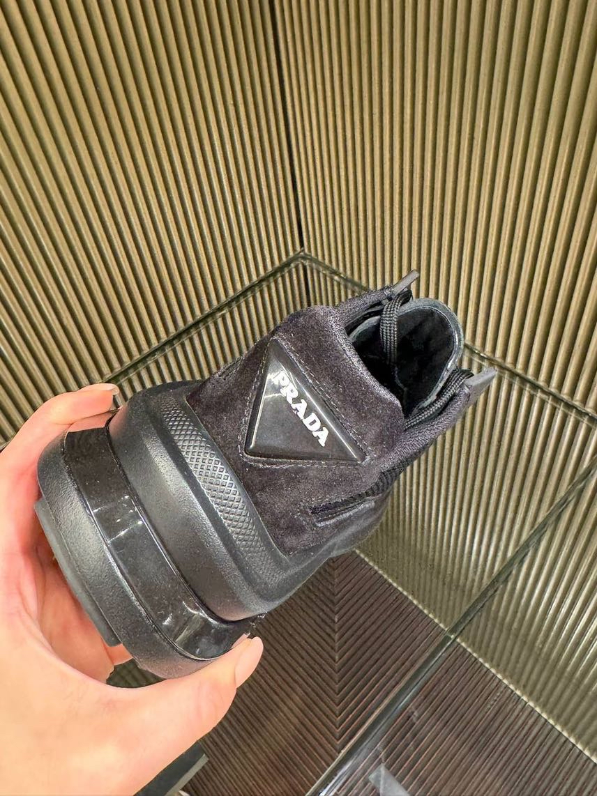 PRADA Sneakers side view - Women's luxury Shoes