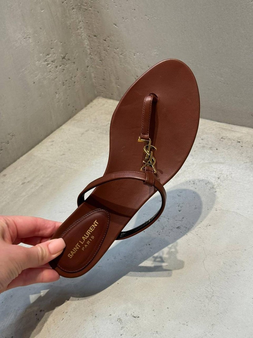 YVES SAINT LAURENT Slides side view - Women's luxury Shoes