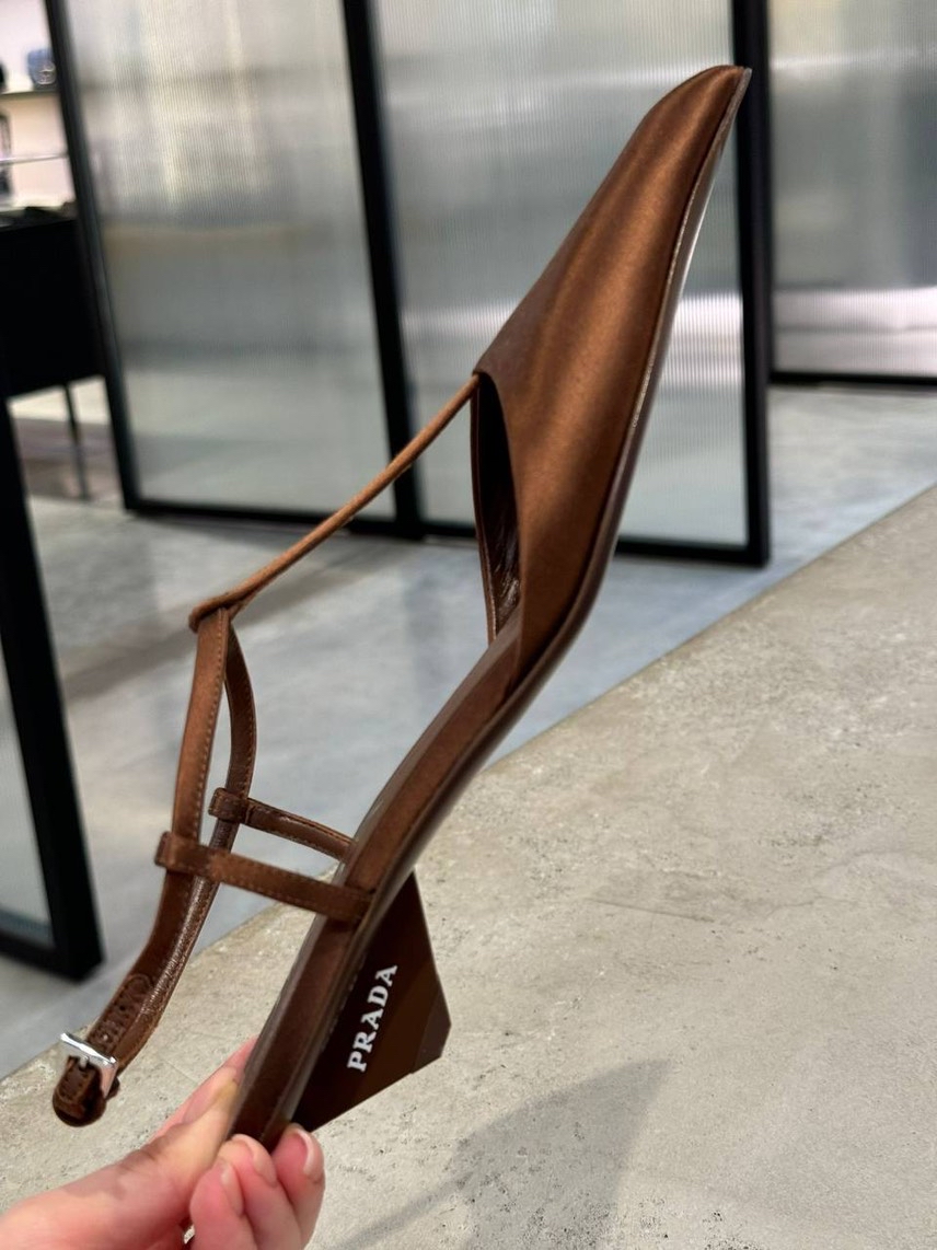 PRADA Sandals side view - Women's luxury Shoes