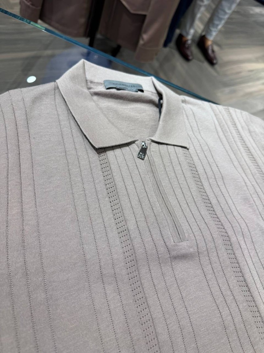 CORNELIANI T-shirt and Polo side view - Men's luxury Clothes