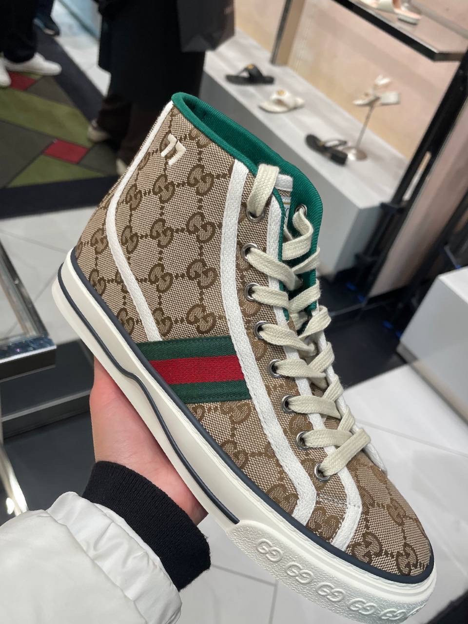 GUCCI Sneakers side view - Women's luxury Shoes