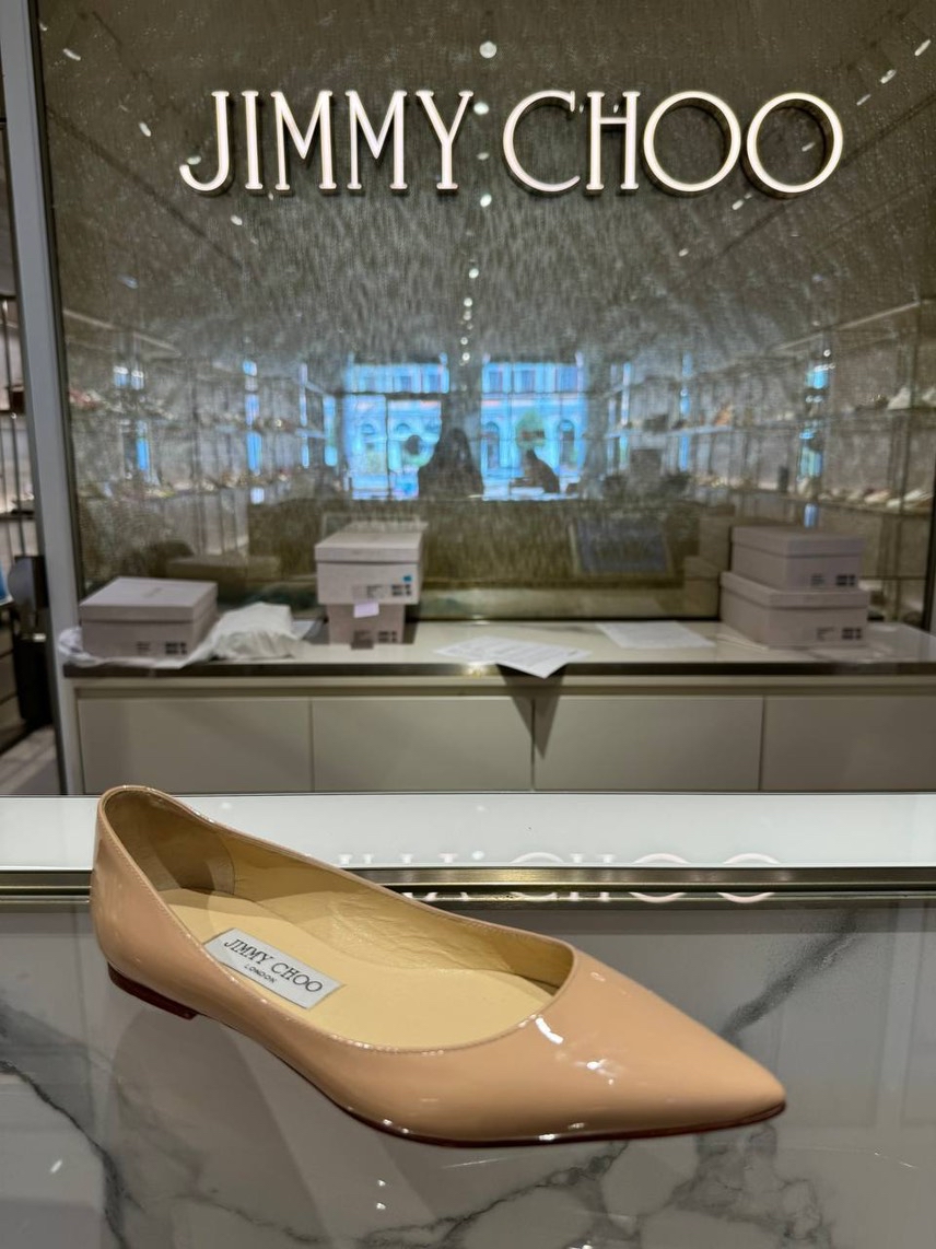 JIMMY CHOO Ballerinas side view - Women's luxury Shoes