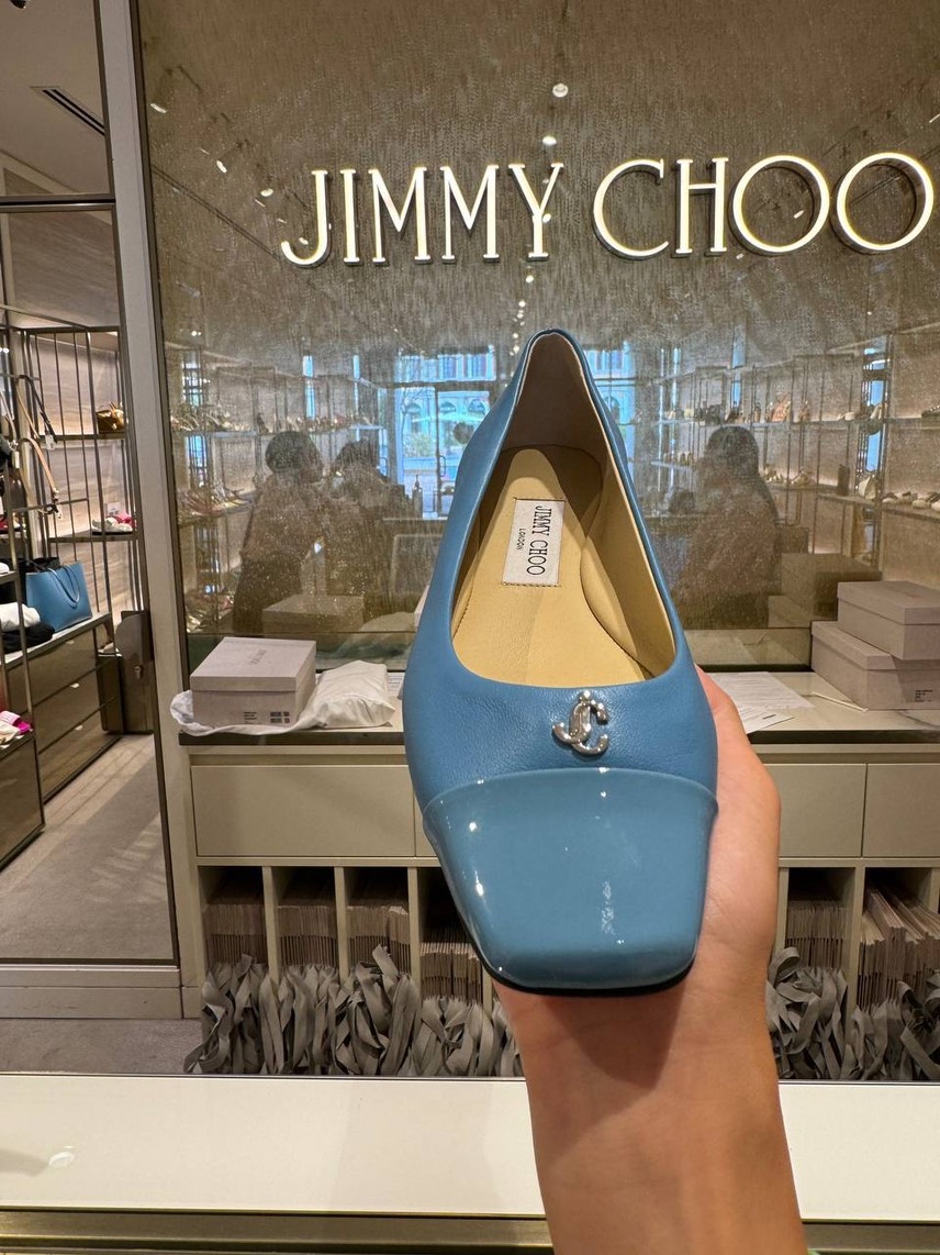 JIMMY CHOO Ballerinas side view - Women's luxury Shoes