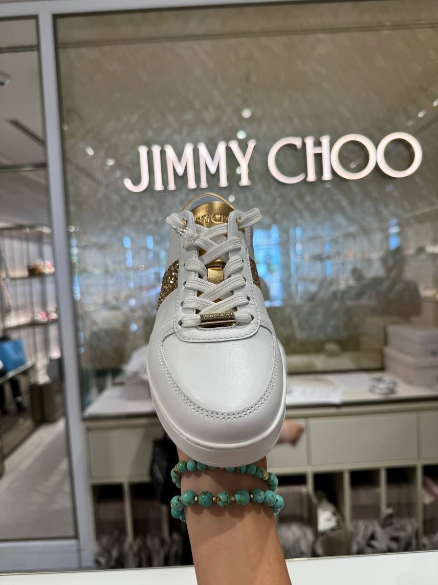 JIMMY CHOO Sneakers side view - Women's luxury Shoes