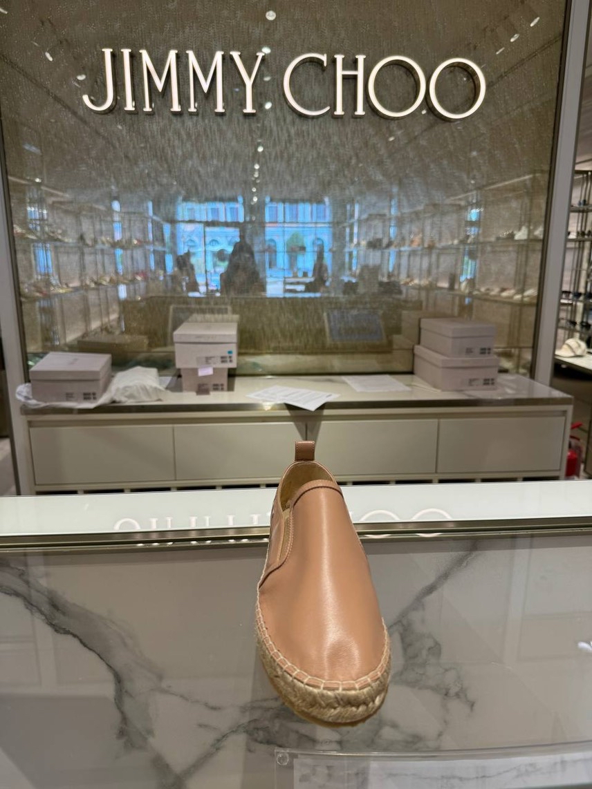 JIMMY CHOO Espadrilles side view - Women's luxury Shoes