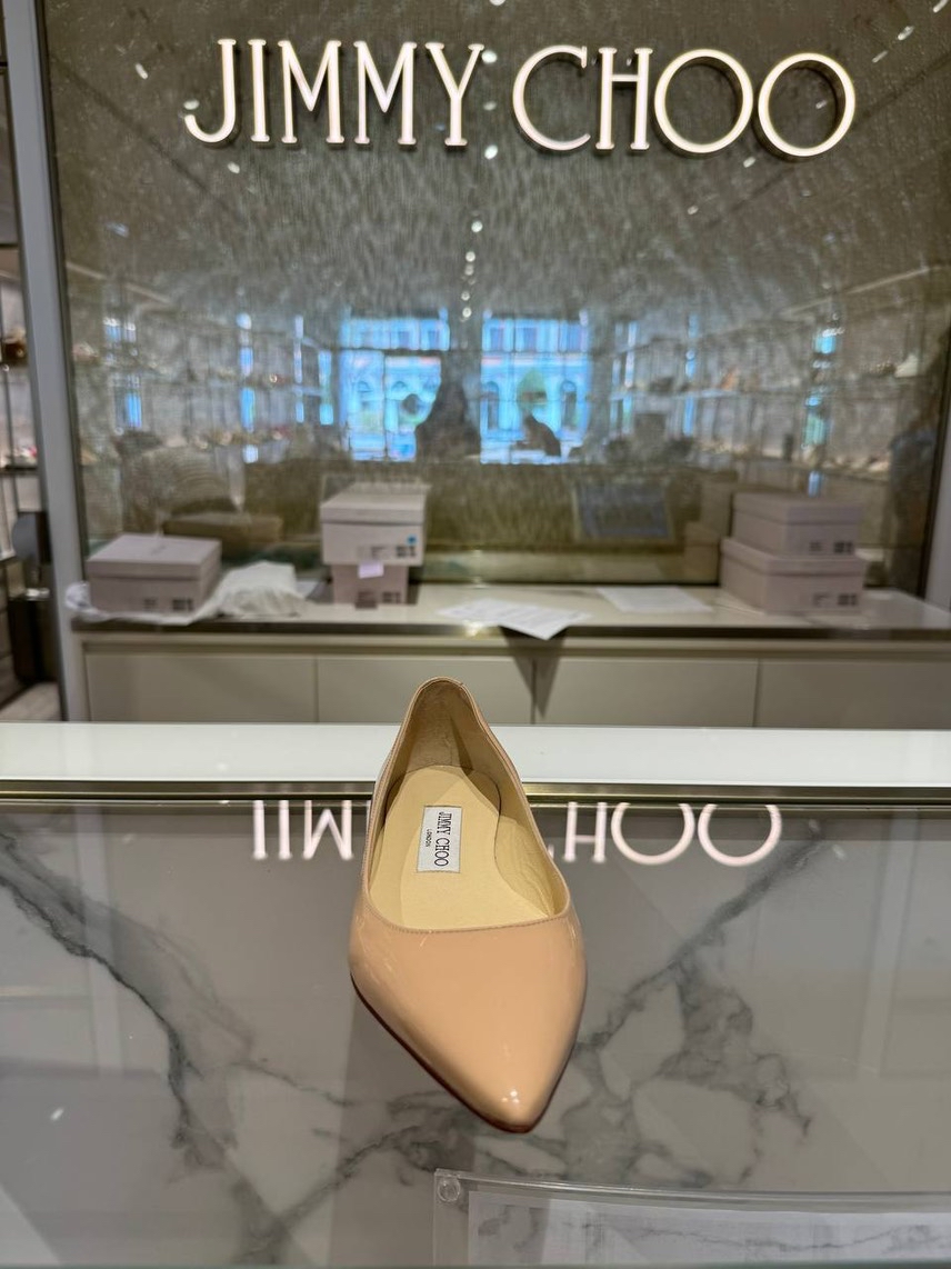 JIMMY CHOO Ballerinas side view - Women's luxury Shoes