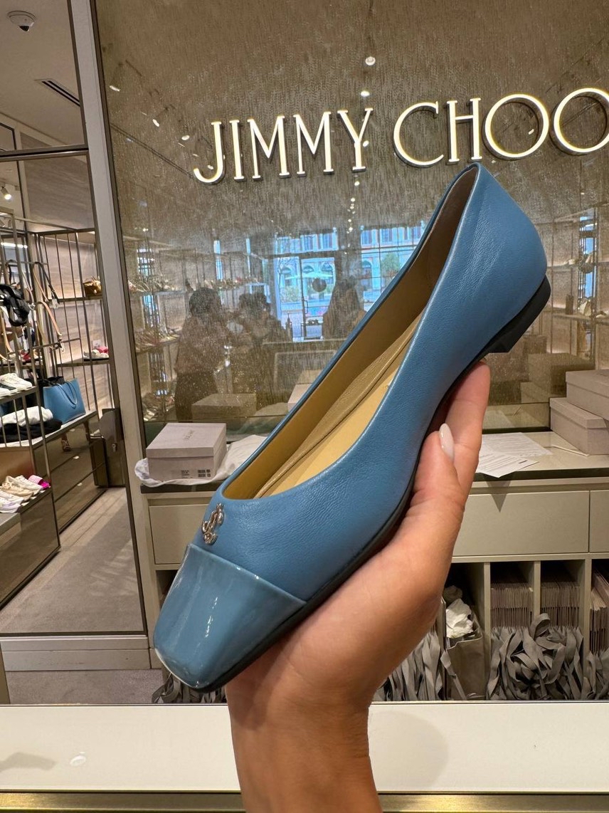 JIMMY CHOO Ballerinas side view - Women's luxury Shoes
