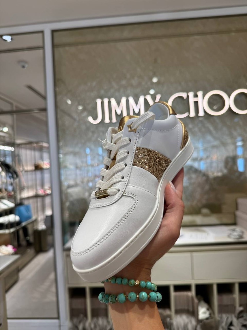 JIMMY CHOO Sneakers side view - Women's luxury Shoes