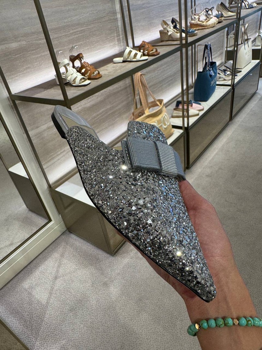 JIMMY CHOO Mules side view - Women's luxury Shoes