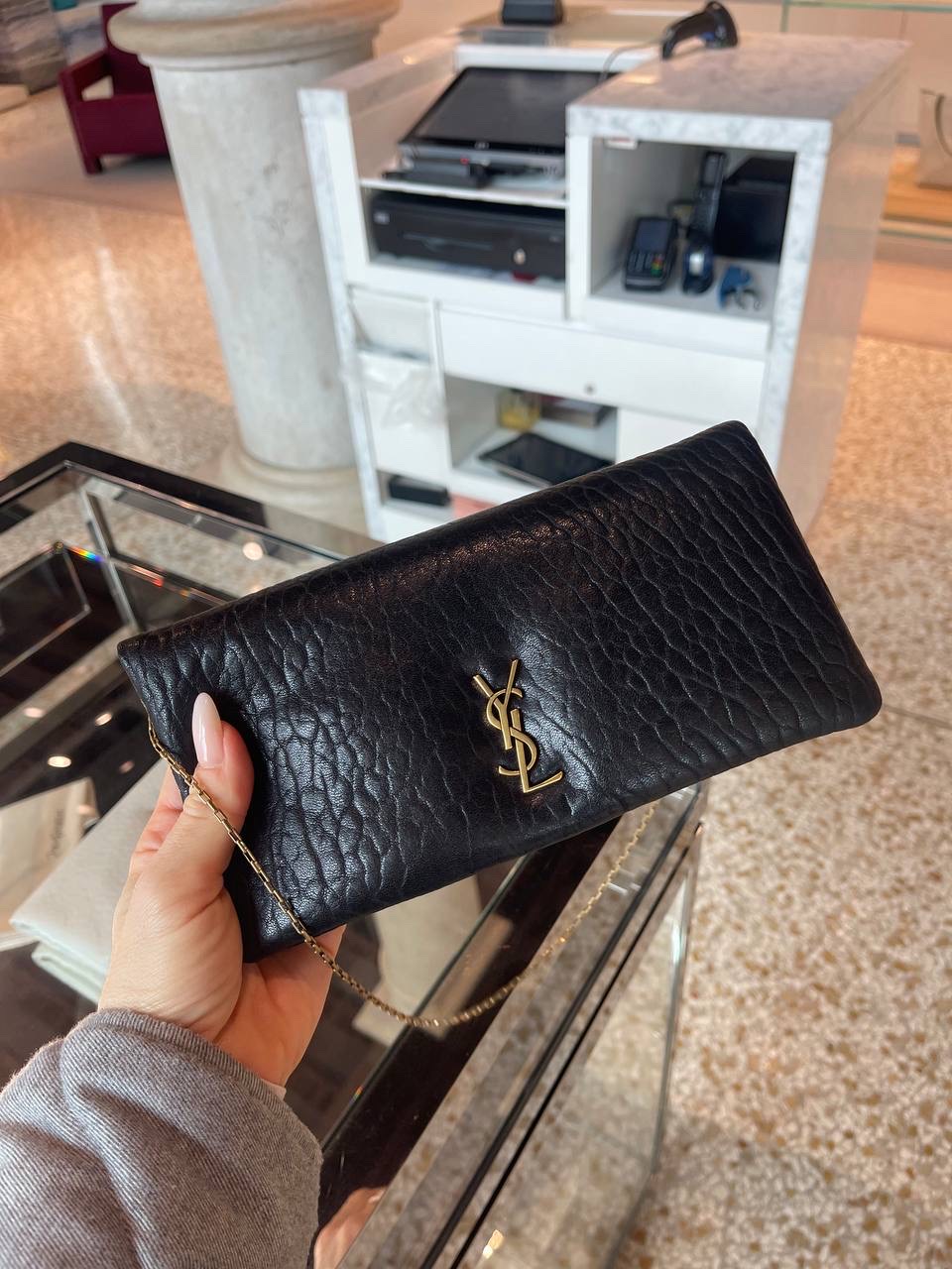 YVES SAINT LAURENT Clutch bags front view - Women's luxury Bags