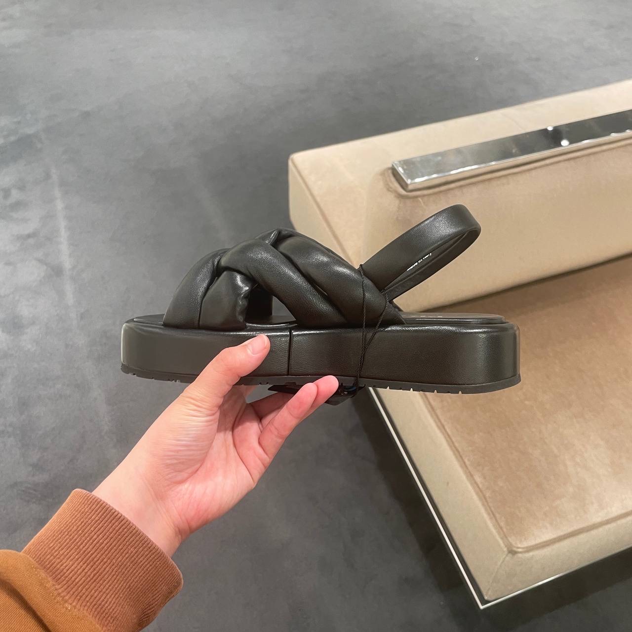 PRADA Sandals side view - Women's luxury Shoes