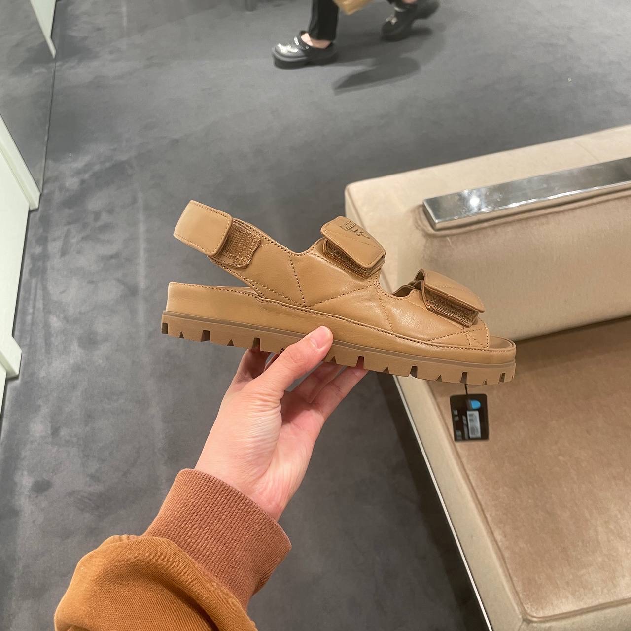 PRADA Sandals side view - Women's luxury Shoes
