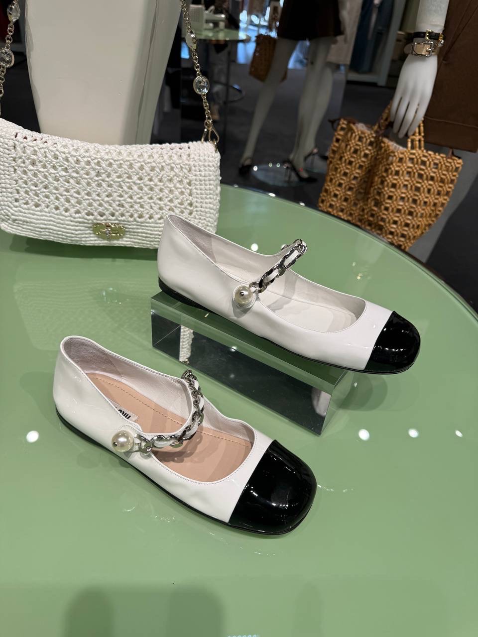 MIU MIU Ballerinas front view - Women's luxury Shoes