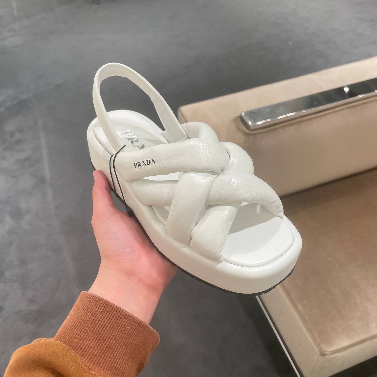 PRADA Sandals front view - Women's luxury Shoes