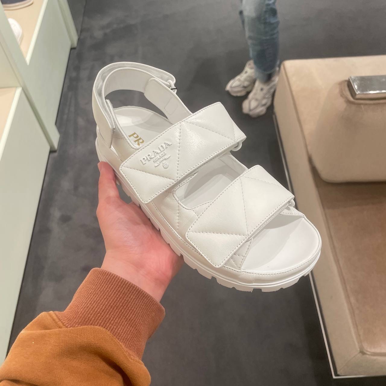 PRADA Sandals front view - Women's luxury Shoes