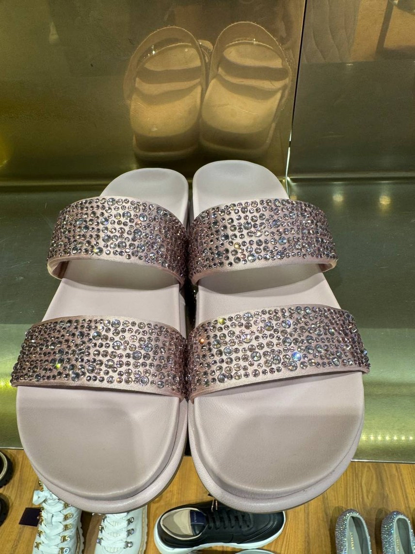 LE SILLA Slides side view - Women's luxury Shoes